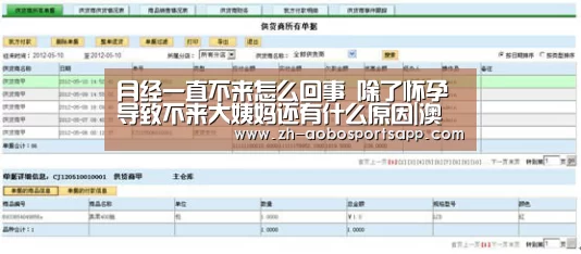 月经一直不来怎么回事 除了怀孕导致不来大姨妈还有什么原因|澳